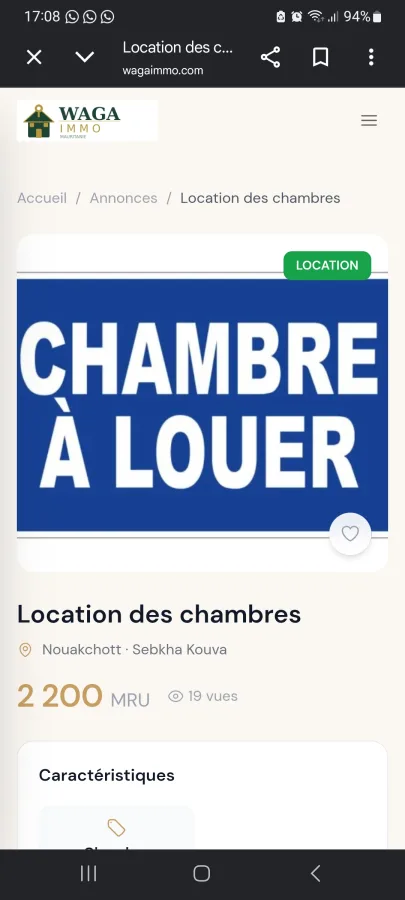 Chambre à louer